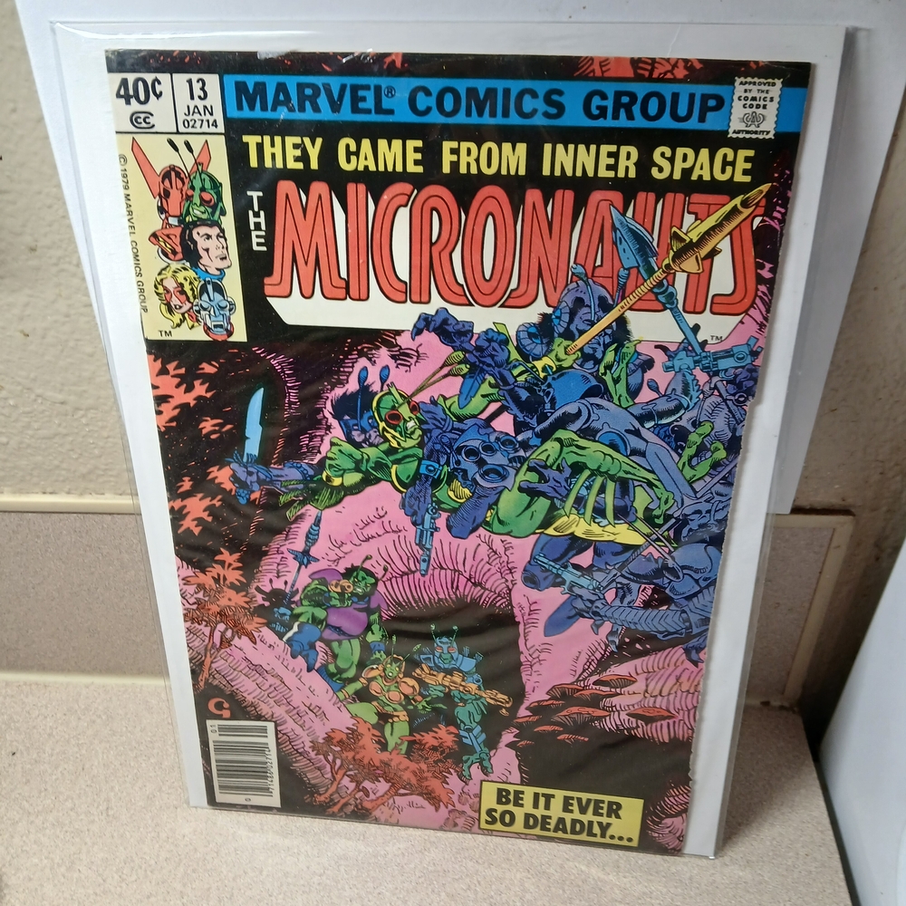 Marvel The Micronauts Comic with Vibrant Colors